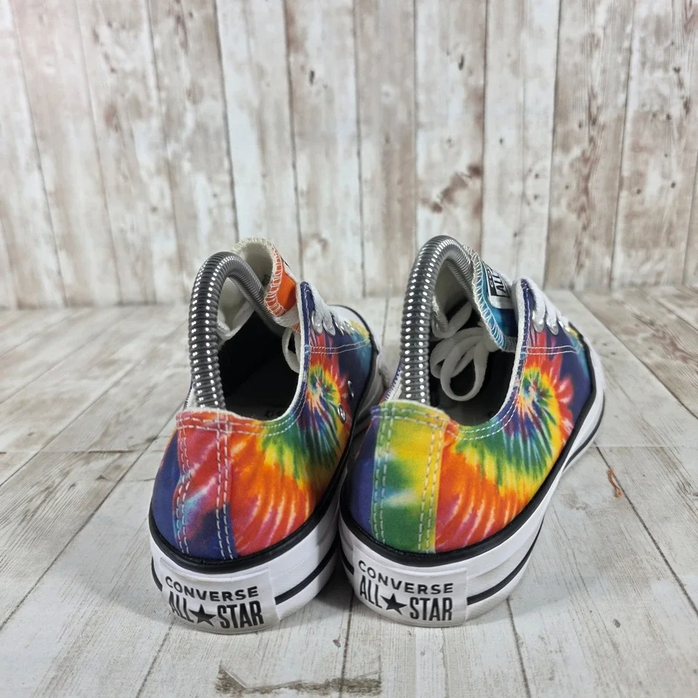 Converse All Star Chuck Taylor Tie Dye Rainbow Low Top Sneakers Women's 5.5 - Picture 3 of 8